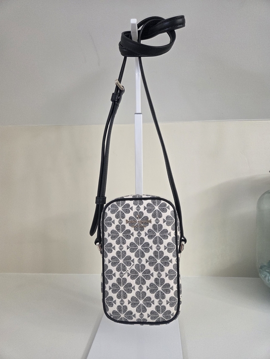 kate spade Handbags - Black and White Floral Crossbody Phone Bag by kate spade